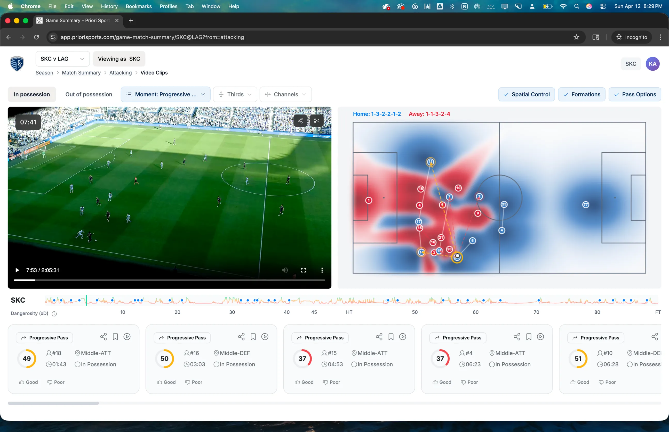 Priori attacking-third decision-making metrics